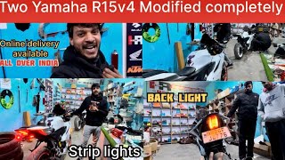 Yamaha R15v4 Completely Modified 😈, R15v4,V3,M,V2 All Accessories Available 🤟| #hr76rider #r15v4