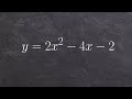 Vertex Form and Completing the Square