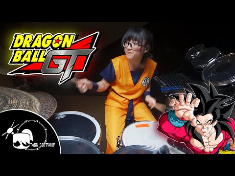 Dragon Ball GT ( OP ) - Dan Dan Kokoro Hikareteku Drum Cover ( Tarn Softwhip )
