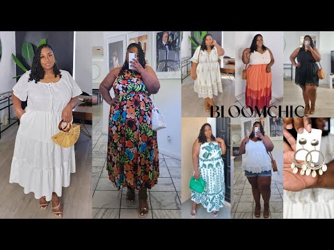 SIZES 10 TO 30! FIRST *plus size* Bloom Chic Try-on Haul! Summer 2024