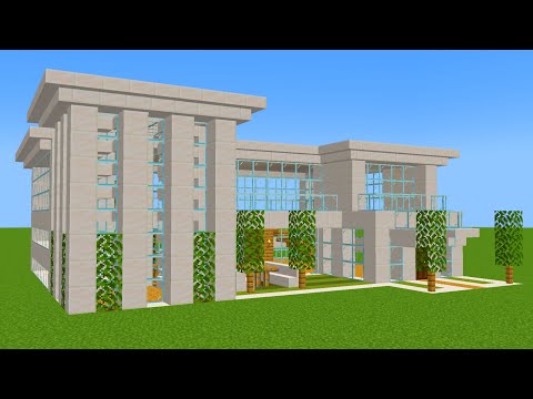 Minecraft - How to build a Large Mansion House