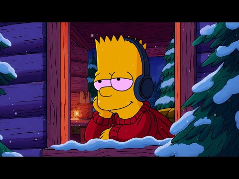 Cozy Winter Cabin 🎄 Lofi Hip Hop ~ Relax, Work, and Focus at Home