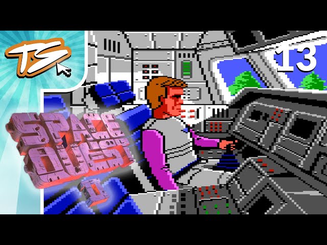 FLYING A SHUTTLE!! - Space Quest 2: Vohaul's Revenge (BLIND) #13