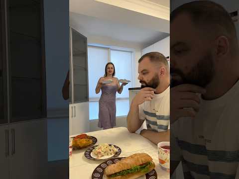 I Copied Everything My Boyfriend Ate… His Reaction Was Priceless! #funnycouple #funny #comedy