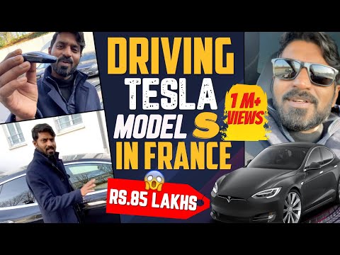 Driving Tesla in France | Tesla Experience | Tesla Model S Autopilot | Mr Makapa