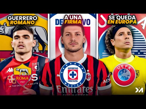 DOBLE FICHAJE de Cruz Azul; Roma va por Johan Vásquez; Ochoa se queda en Europa