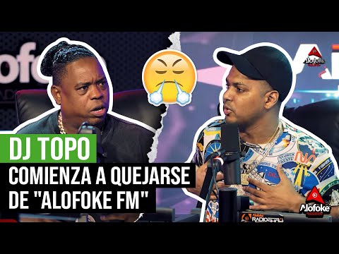 DJ TOPO COMIENZA A QUEJARSE DE "ALOFOKE FM" PERO "SANTIAGO MATIAS" LO FRENA EN SECO (EL DESPELUÑE)