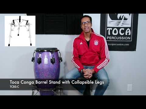 Toca Conga Barrel Stand with Collapsible Legs