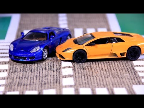 Kids video about Race Cars & Sports Car Race in the City for children