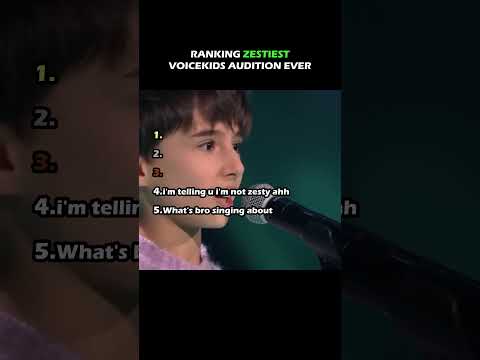 Ranking Zestiest Voicekids Audition Ever #thevoicekids #funny #ranking  #tiktok