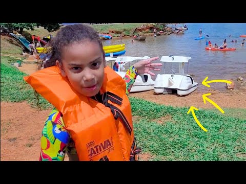Pedalinho (Lago Paranoá - DF) 🤩🤗 #vlog #familia #diversão