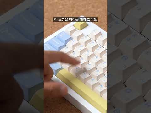 오일리하게 젖은 크레파스 질감이 느껴지는 저소음 기계식키보드 SPM PL108W 목새 #기계식키보드 #키보드추천 #저소음키보드 #사무용키보드 #조용한키보드