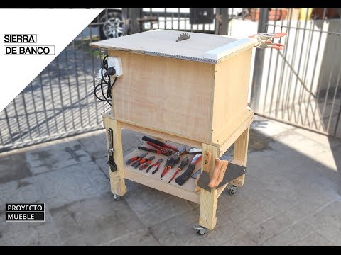 COMO HACER SIERRA DE BANCO, CON SIERRA CIRCULAR! (Estación de herramientas) - PROYECTO MUEBLE