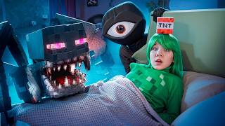 My Horrible Minecraft Creeper Family! Noob and Halloween with the Minecraft Creeper Family!