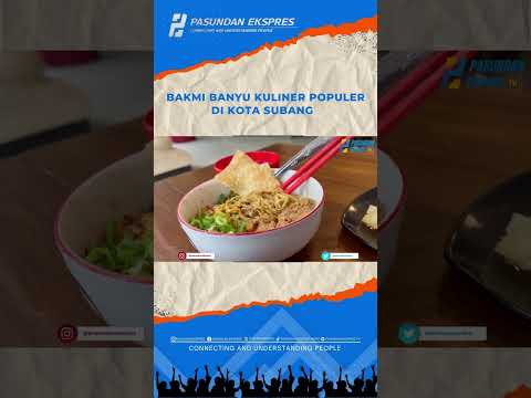 Bakmi Banyu Kuliner Populer di kota Subang #shortvideo#kuliner #shorts #bakmihalal