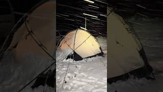 Camping in a Snow Storm
