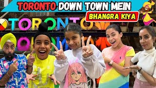 Toronto Down Town Mein Bhangra Kiya | RS 1313 VLOGS | Ramneek Singh 1313