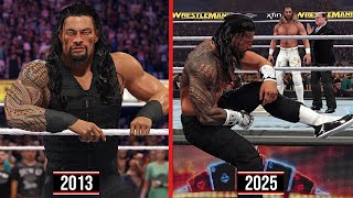 Roman Reigns Wrestlemania Win-Loss Record! (WWE 2K)