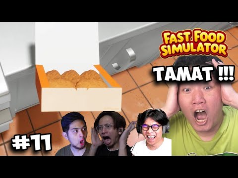 NAMBAH NUGGET DAN KITA TAMAT !!! - Fast Food Simulator Indonesia #11