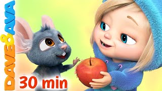 😃 Five Apples in the Apple Tree | Nursery Rhymes | Down by the Bay | Baby Songs by Dave and Ava 😃