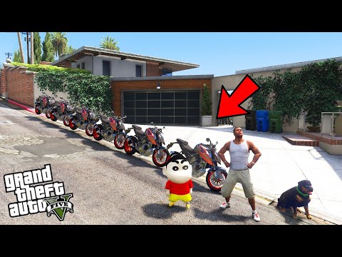 GTA 5 : Franklin Made WORLD'S LONGEST KTM DUKE With Shinchan In GTA 5!