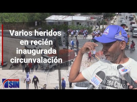 Varios heridos en recién inaugurada circunvalación