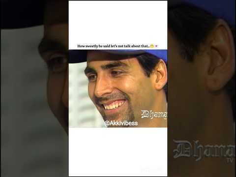 How sweetly he said..😁💌#akkishorts #bollywood #funny #ytshorts #love #akshaykumar