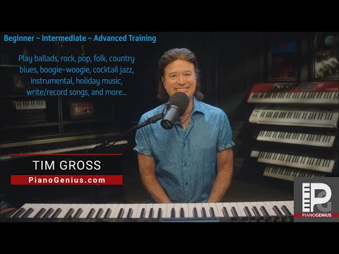 Channel Welcome from Tim Gross, PianoGenius.com Piano Lessons/Training/Tips