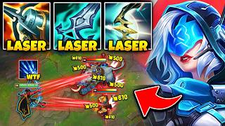 Ashe but I have so much attack speed my arrows become a Laser Beam