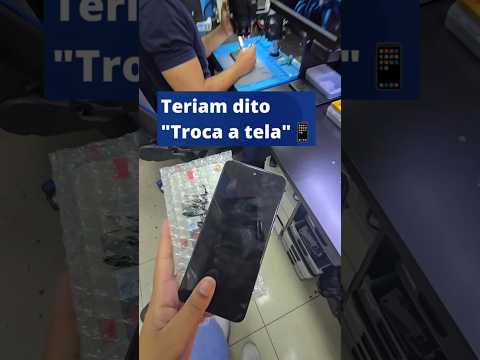 Merece seu like? Recuperei a tela do Moto G53 #celular #consertodecelular