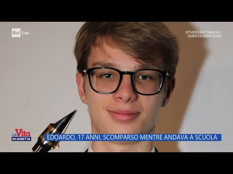 17enne scomparso mentre andava a scuola - La Vita in Diretta 26/03/2024