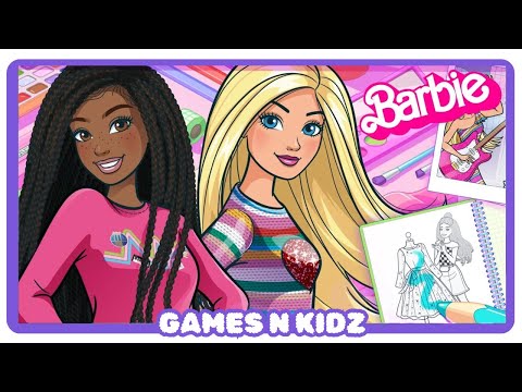 Barbie Color Creations: Fun Barbie Doll Coloring Pages For Girls & Kids - Coloring For Toddlers