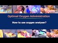 Oxygen Analyzer Operation and Safety