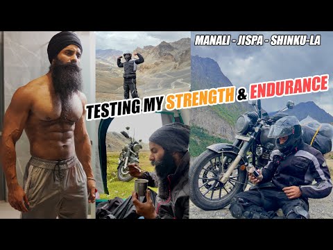 Breathing difficulty on Leh-Ladakh Bike Ride | Testing my Strength & Endurance (Part 2)