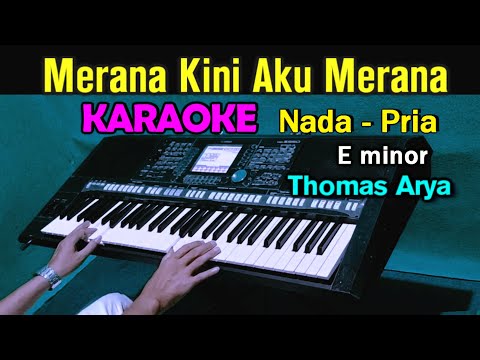 BUNGA - Thomas Arya | KARAOKE || Nada Pria Cowok || Lagu Lawas