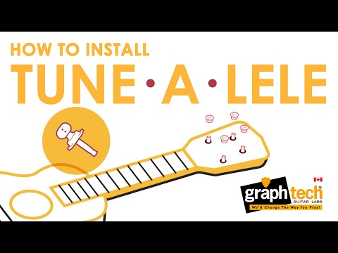 How To Install Tune-a-lele Tuners on your Ukulele