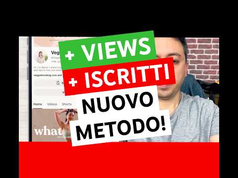 Un METODO tutto NUOVO per crescere su YouTube