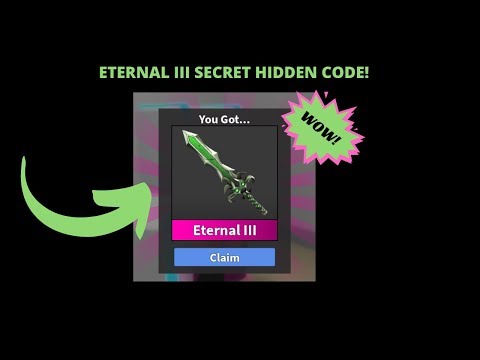 Mm2 Eternal 3 Code 07 2021 - roblox eternal knife code
