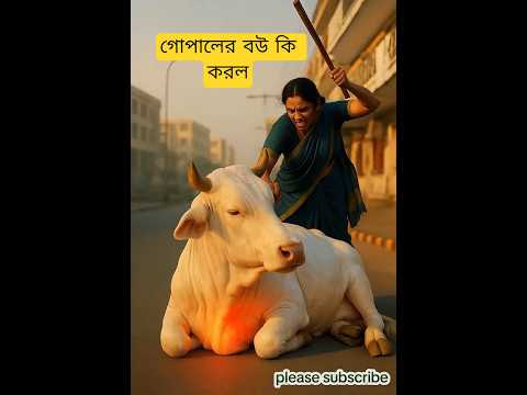 গোপালের লোভী বউ হিরের জন্য গরুকে অপারেশন করে ক্ষত করে দিল 😭 #dimond #hearttouching #cow #gopalbhar