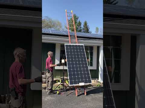 DIY Solar Panel Lifter.