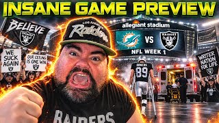 RAIDERS BROCK BOWERS OUT WTF? WHO IS OUR GO 2 ? | FULL VEGAS VS DOLPHINS GAME PREVIEW BREAKDOWN #NFL