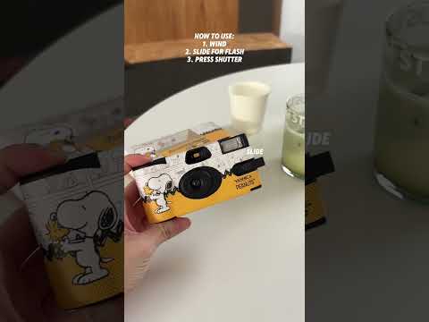 unbox the YASHICA x Peanuts Snoopy film camera with us