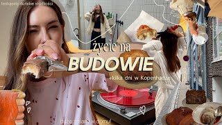 BUDOWLANY VLOG🏠 Kopenhaga jak Gdańsk / kupuję szmaty / przyjechał stolarz / test batonów / solo czas