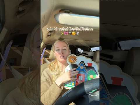 THRIFTING FOR MY TODDLER🎀👧🏼🧺🛼 #thrifthaul #motherhood #toddlermom #youtube #shorts