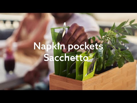 Restaurant decoration ideas │Year Round napkins: Napkin pockets Sacchetto®