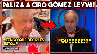 PALIZA CONTRA CIRO! AMLO LE CERRÓ EL H0C1C0 EL DÍA DE HOY, TODO MÉXICO ESTÁ ESTREMECIDO, SÍ SE PUDO!