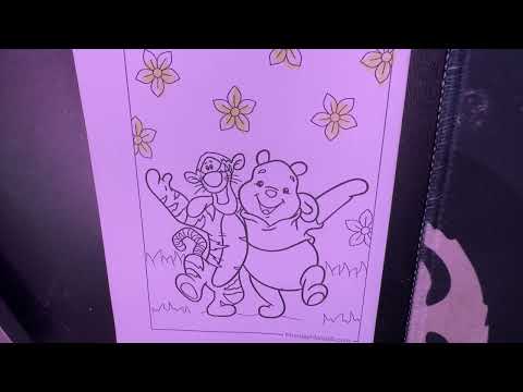 Hello everyone, today I will color the picture of a bear and a tiger.