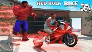Franklin Stealing Red Hulk Fastest Super Bike in GTA 5