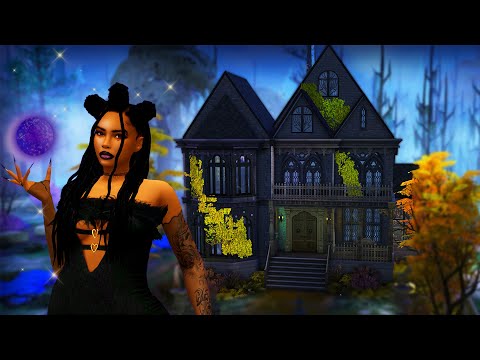 Witchy Manor🔮Mιʂƚҽɾყ CC Speed Build🔮THE SIMS 4 LiFe& DeAtH