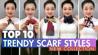 10 Stylish Ways to Wear a Scarf 🧣 | Easy Fashion Hacks & Outfit Ideas